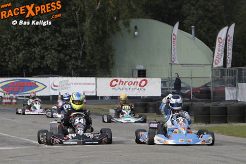 Close finish Rotax Max Senioren